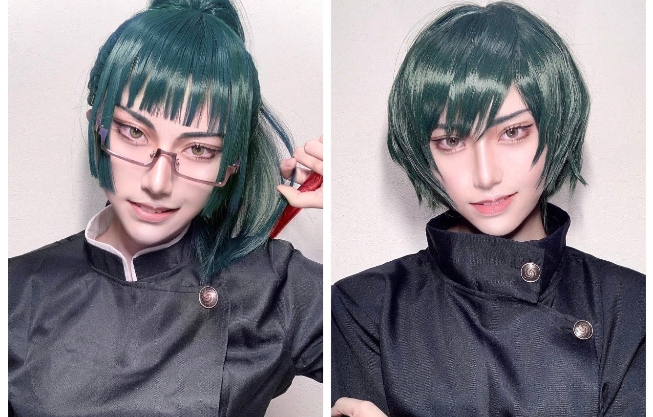 大神|一人COS九角,《咒术回战》全员角色,这位大神通通COS完美