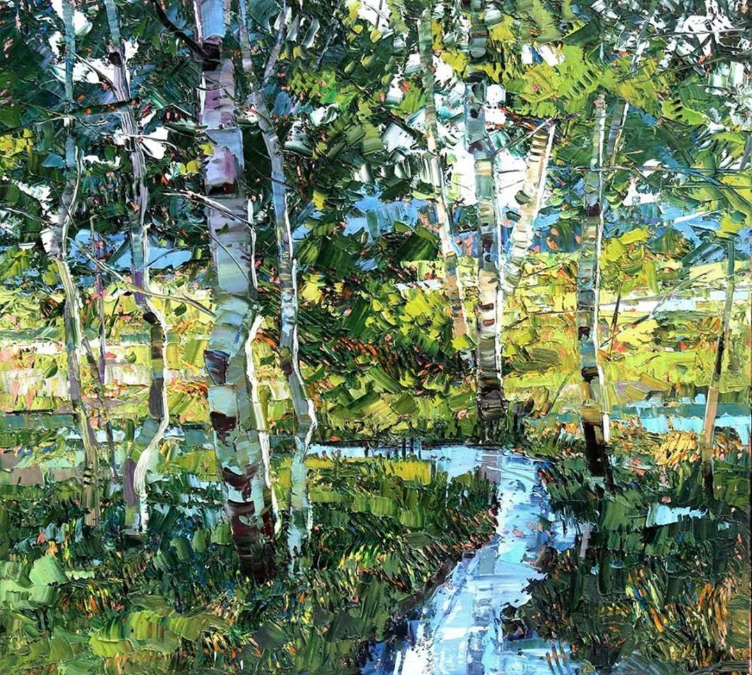 robert|这组小色块油画,色彩生动,美得令人目不暇接