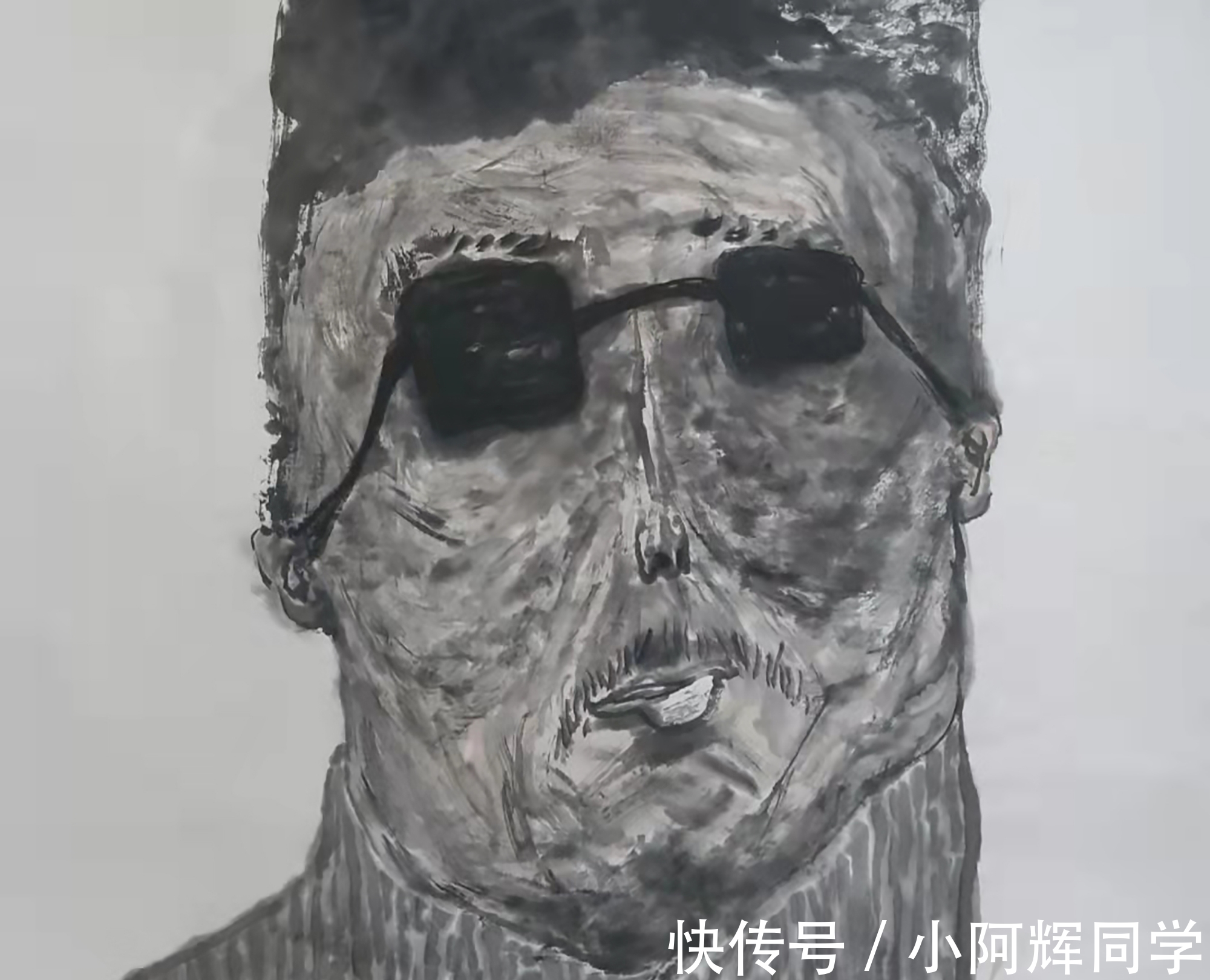 博士！「直击书画」张铁瀛博士，水墨写意人物画创作需要研究微观心理学