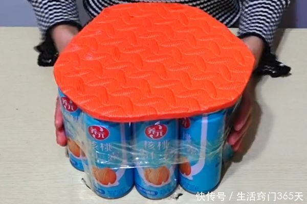 喝完的易拉罐饮料瓶不要扔,捆在一起放家里太棒了,学会受用一生