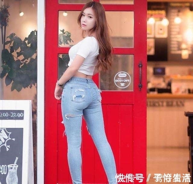 微胖 微胖的女生穿搭牛仔裤, 紧是一种态度！