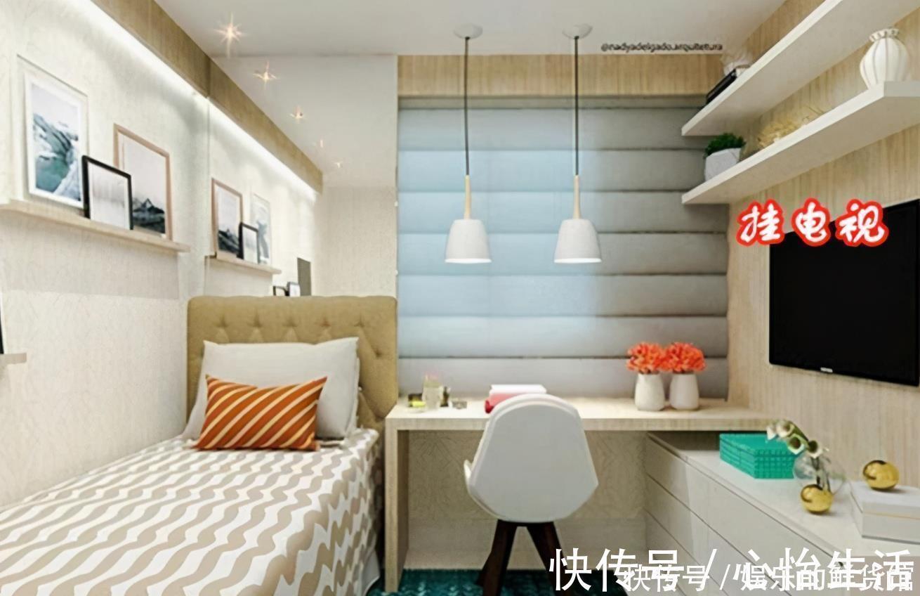 储物量|小卧室就该这么布局，家具全摆上中间依然宽敞，储物量原地翻2倍