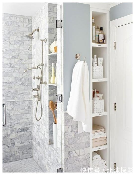 装修|第二次装修,卫生间坚持留出这40cm,收纳储物抵得上储物间