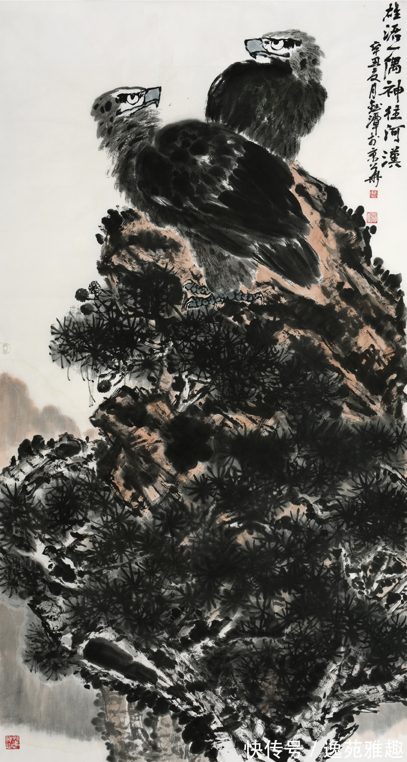 大气|「画作欣赏」海纳百川养大气,大胆豪放有格局!画家丰伟作品欣赏