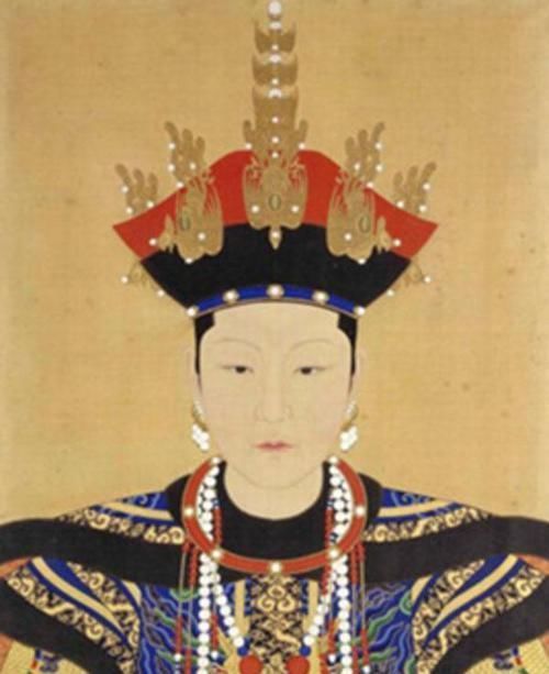 皇后|清朝皇后彩色画像,鳌拜义女端庄大气,富察皇后粉丝无数