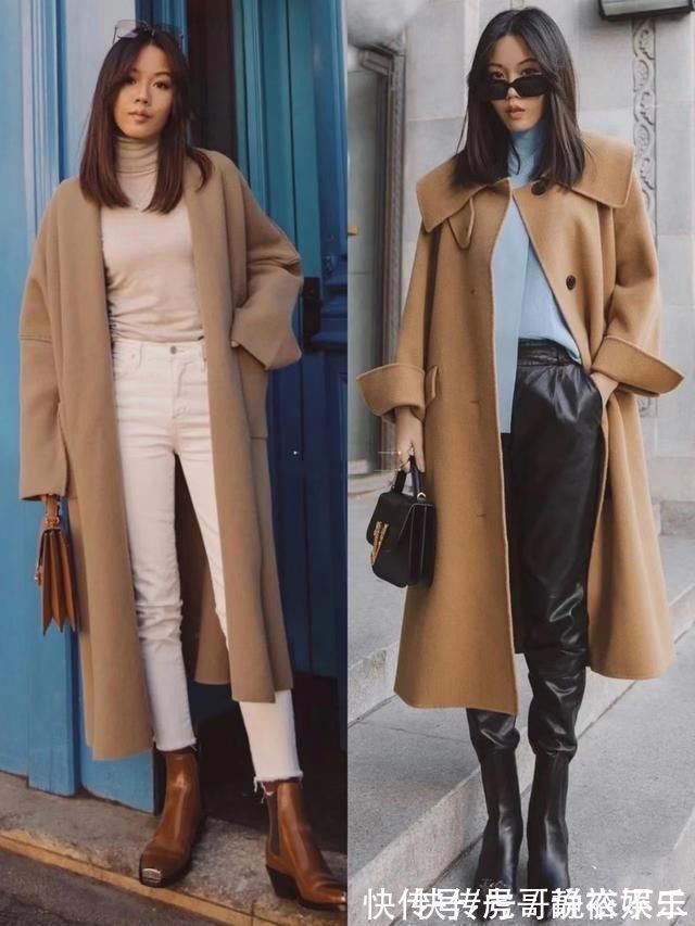 穿搭 不会穿驼色大衣的看过来,学会这4种搭配方式,既保暖又洋气