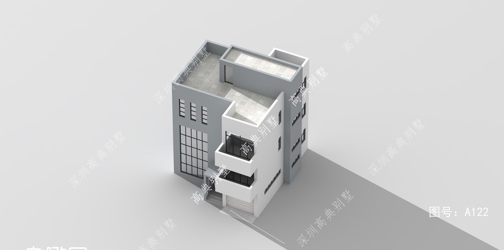 别墅|这款现代农村别墅，一看就很温馨，方方正正，简简单单。