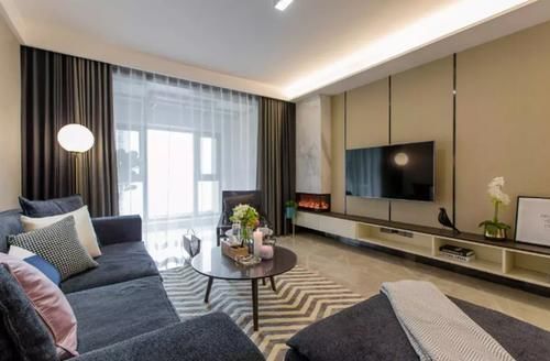 墙面|109平三室一厅，性价比超高的装修，兼具了舒适与实用