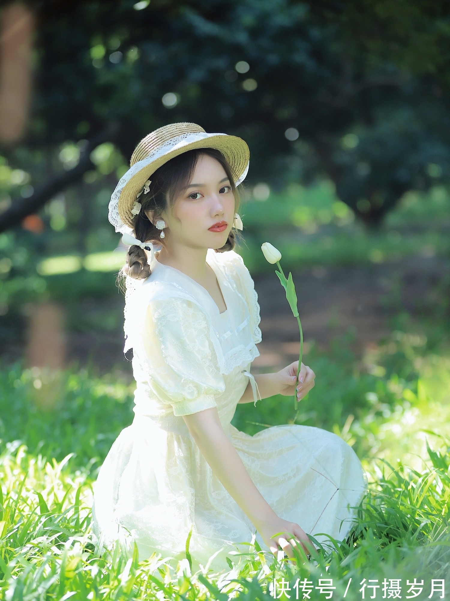 野花$若你在,执你的手,舞清风盈袖,弄花香满衣