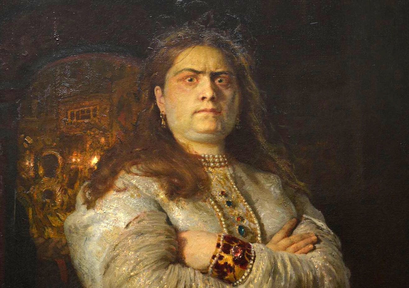 特列恰柯夫&俄罗斯特列恰柯夫美术馆藏品人物油画作品欣赏