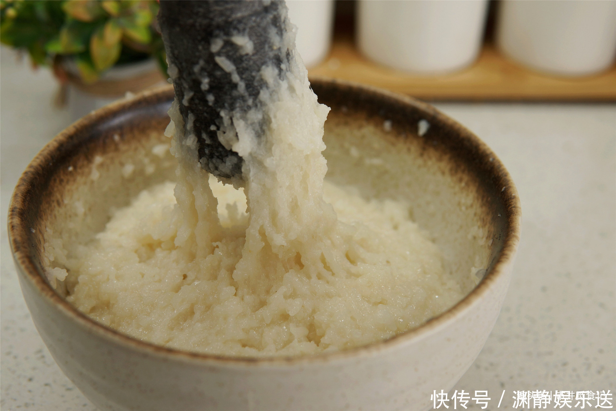 制作|原来做糍粑年糕这么简单,会蒸米饭就行,想吃多少做多少