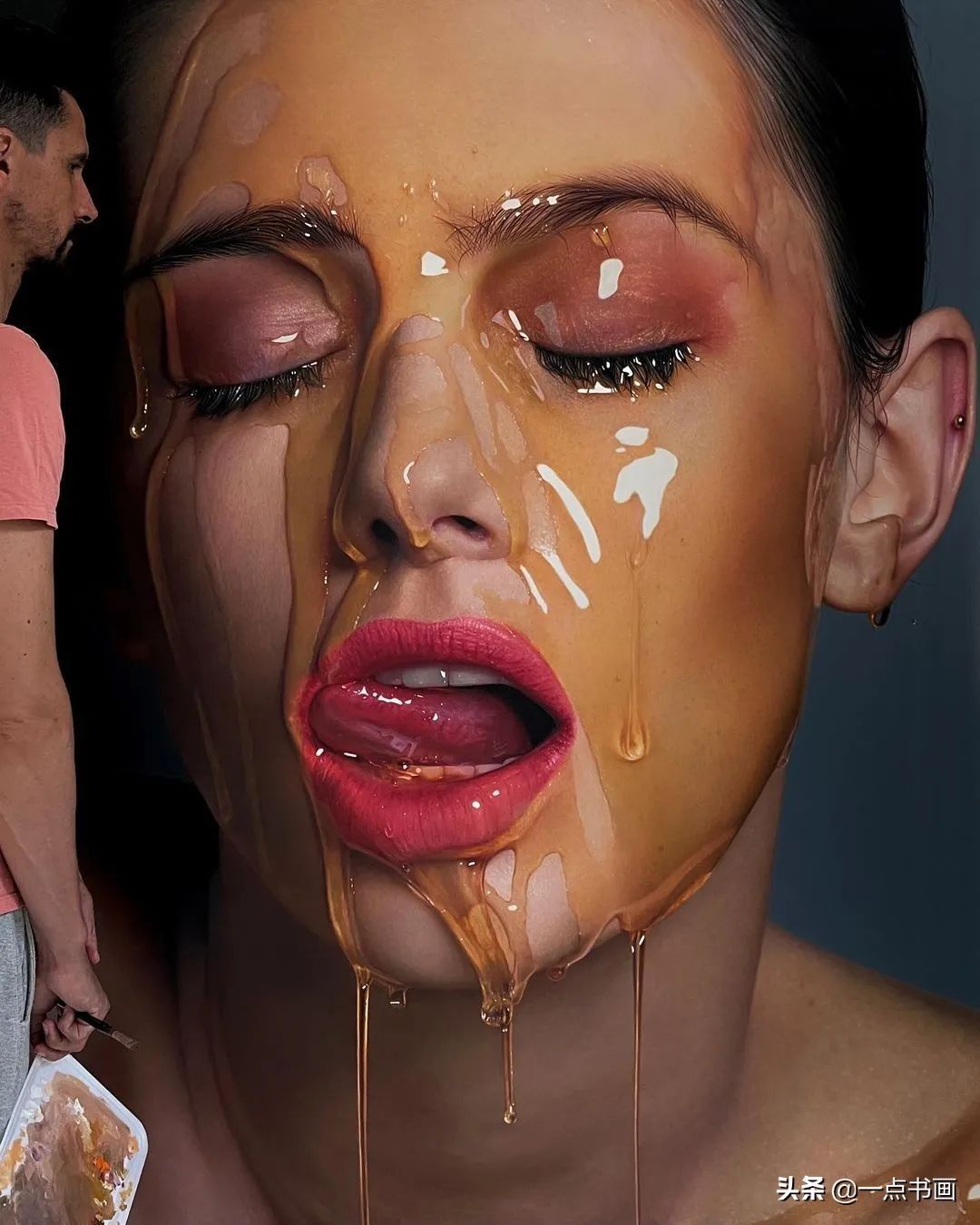 人体单反!这位巴西画家被称为“人体单反”,对色彩和细节的把控,简直神了