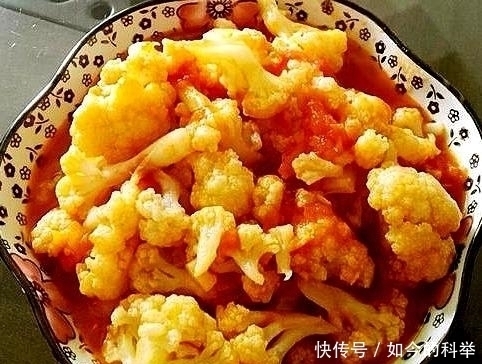  家常西红柿花菜，好吃下饭更营养，小孩子吃了以后还想吃