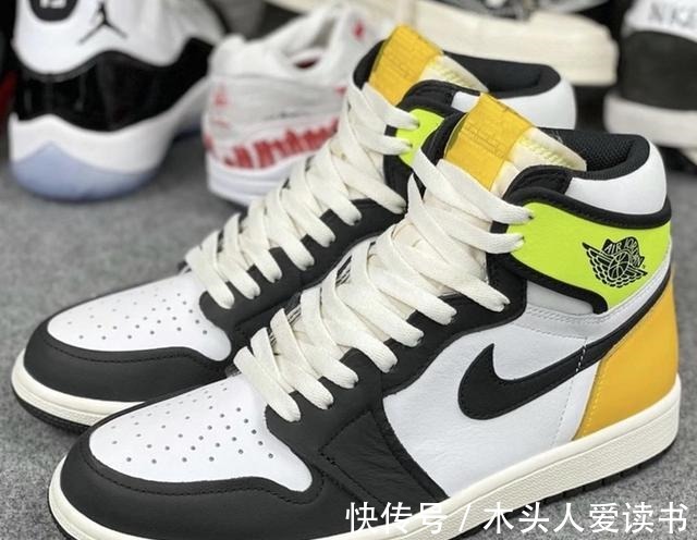 jordan 经典黑脚趾造型！另类黑黄配色Air Jordan 1实物释出！