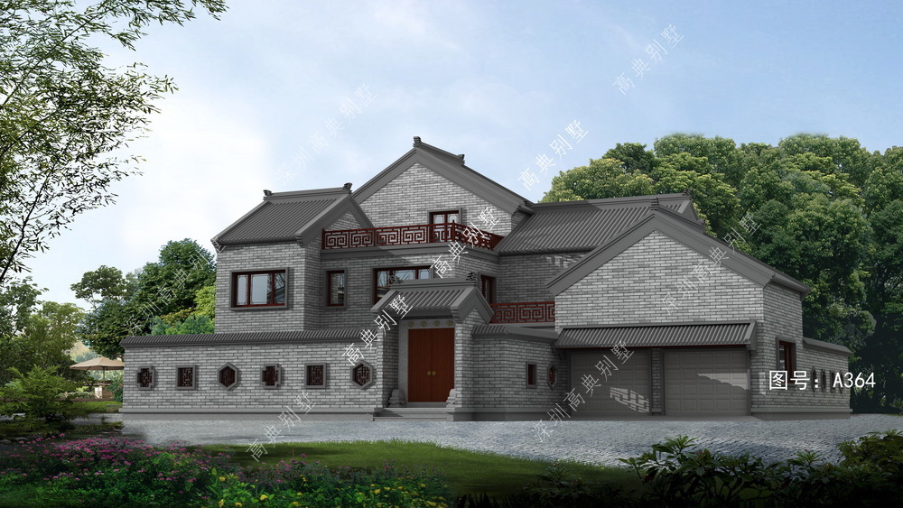 农村|中式农村别墅，恬淡安舒，温润清雅