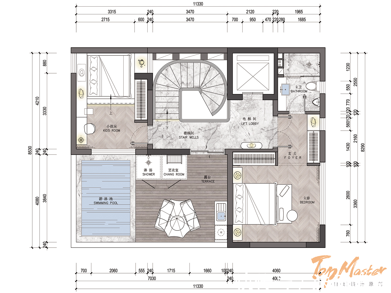 星河苑|星河苑400㎡法式，春天的芭蕾