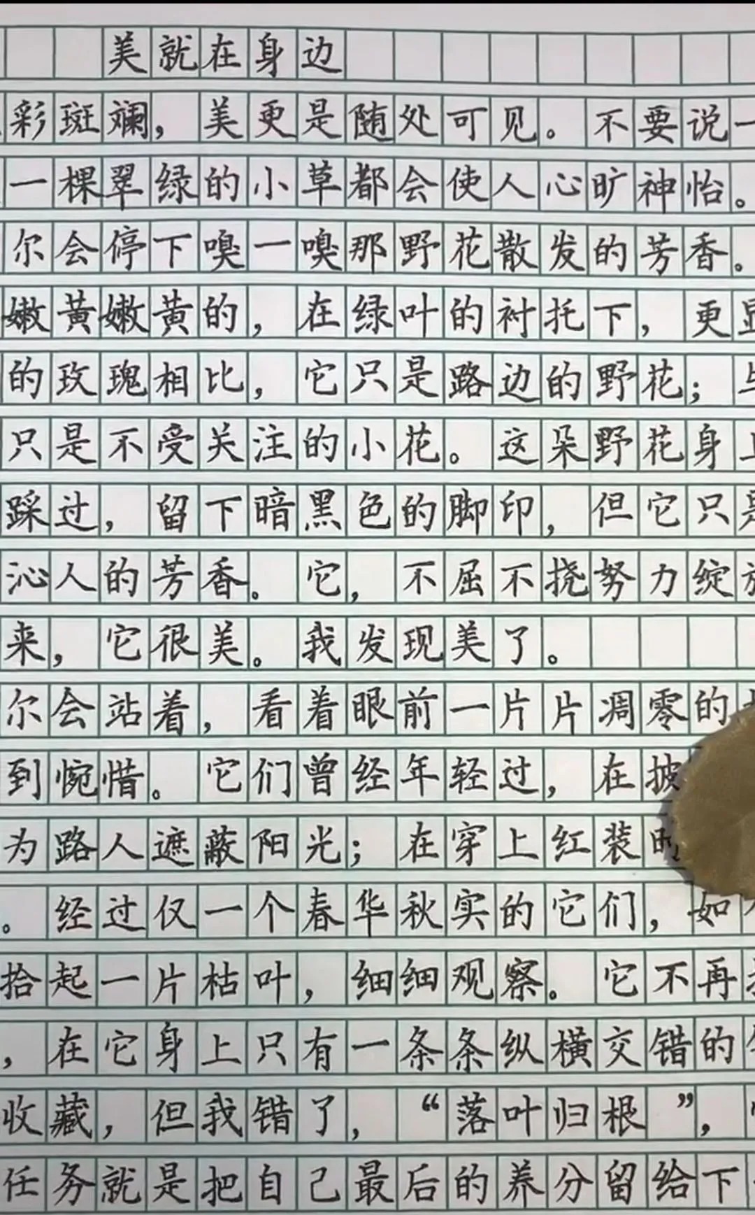 爆红|8岁小男孩“神仙字迹”爆红网络,幸运眷顾早早练字的人