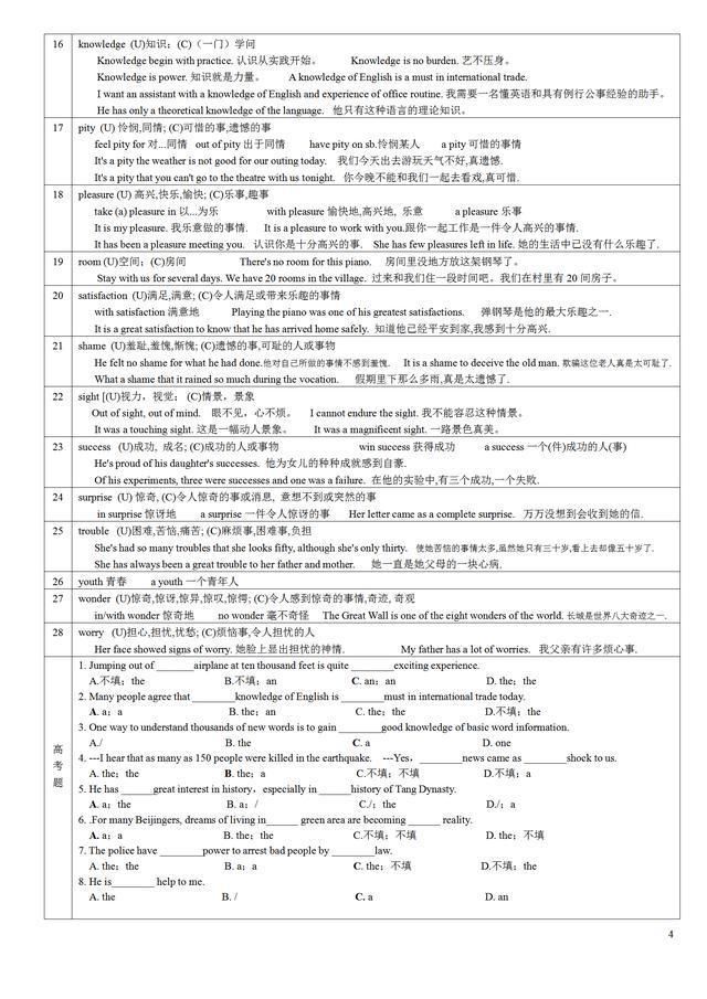 理解|图说英语:表解英语语法，直观理解，高效掌握