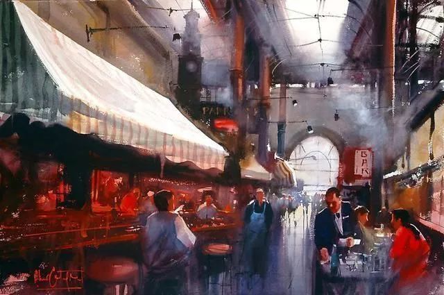 艺术家!世界上最有激情的水彩艺术家,这才是真正的水彩大师!