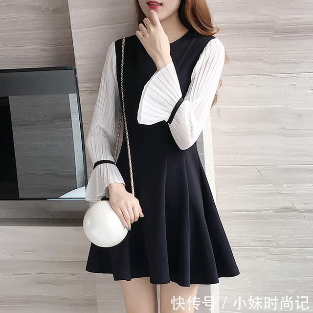 小香风 好看修身裙子,时尚甜美,细腰美腿轻松穿出来