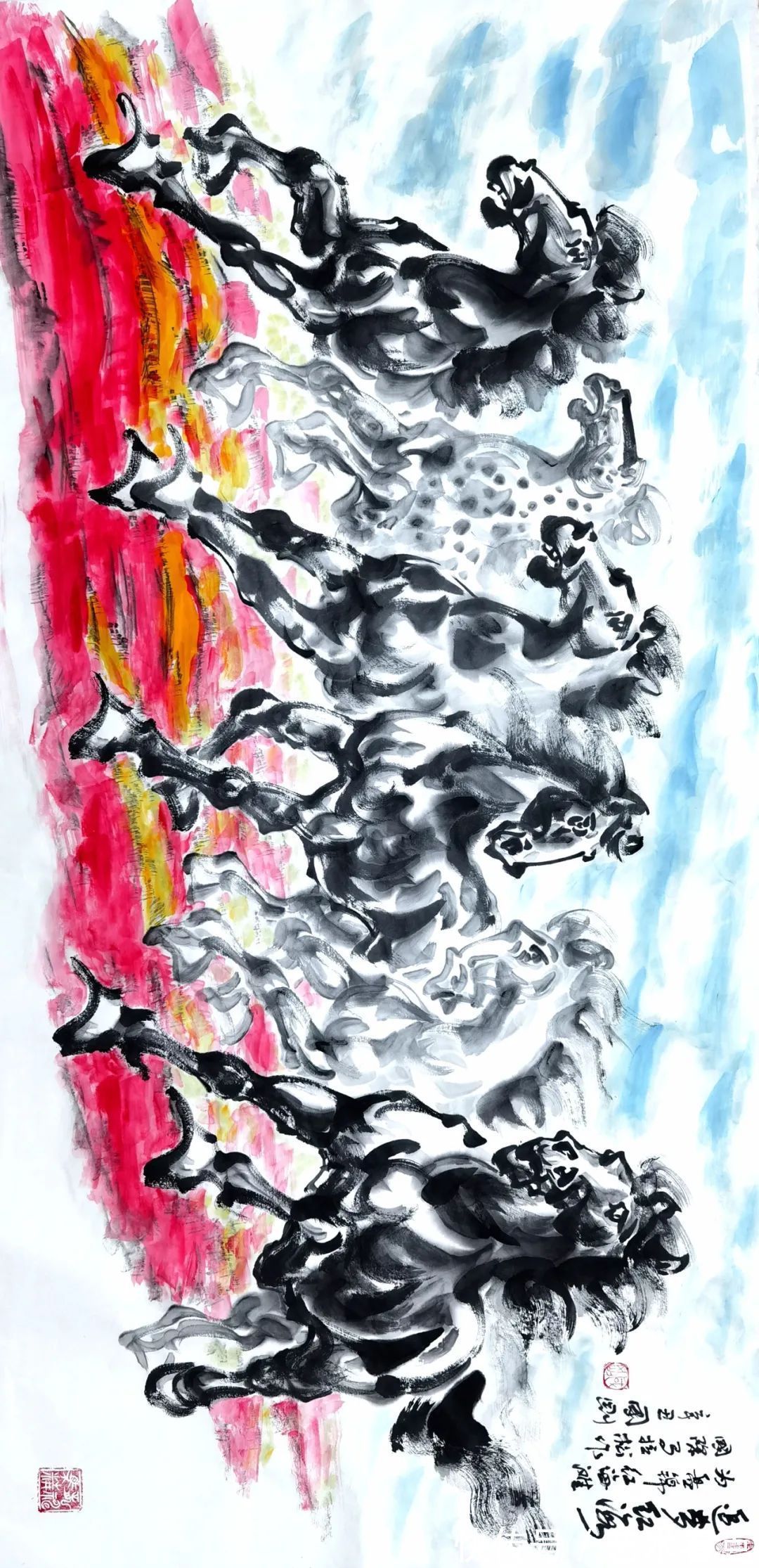 八骏雄风&【瑞虎迎春·福马贺岁】著名福马画家潘国刚老师优秀作品展