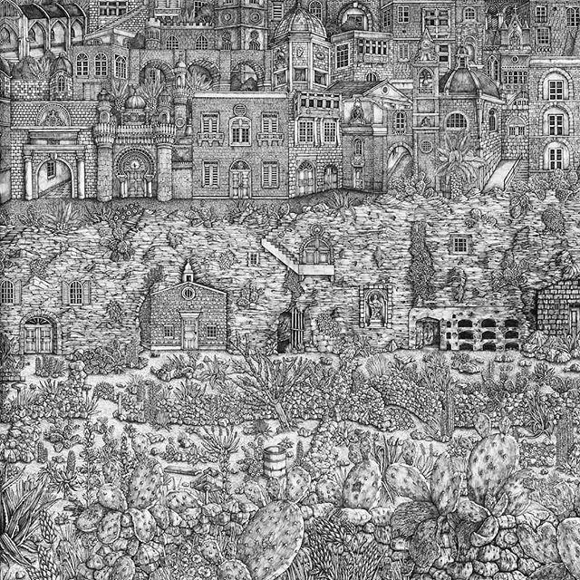 艺术学院|一幅画用掉上百支笔,看到最后成果这么震撼,也就不觉得心疼了