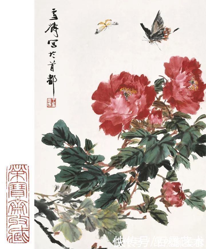 小写意@唯有牡丹真国色!小写意牡丹画150幅,美醉了