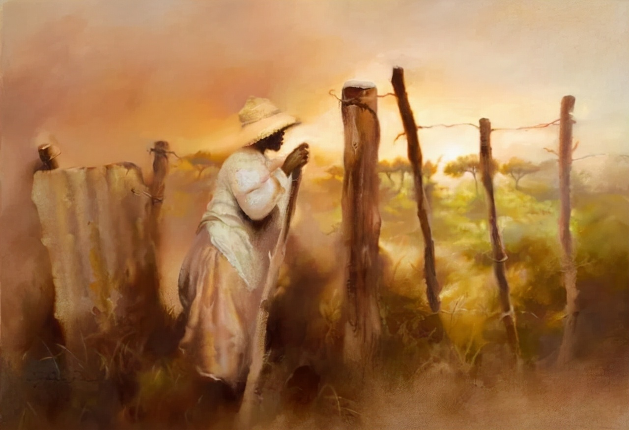 非洲#异域奇境、恍如隔世,艺术家迪兰·斯科特·皮尔斯的水彩画