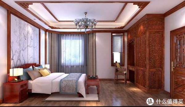 中式|见过了世界,才懂中式风最美,215㎡红木别墅,入户诗情又画意