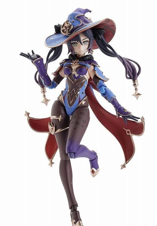 莫娜|figma原神:莫娜水中幻愿手办官图抢先看 做成可动是唯一的败笔