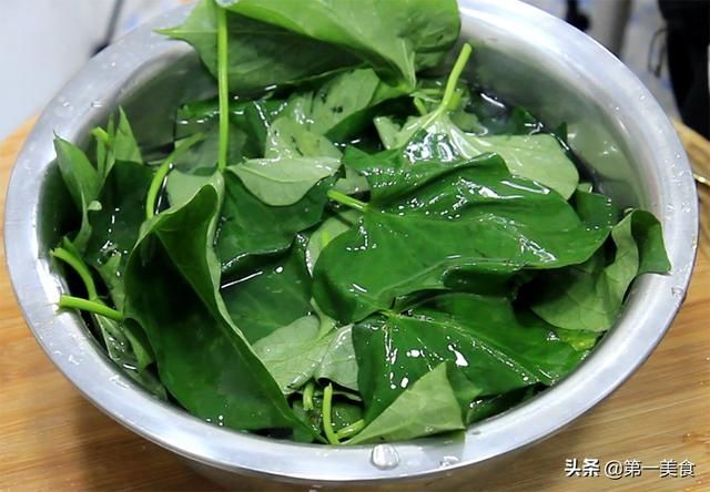 小米椒|原来这才是红薯叶最好吃的做法，一煮一拌，脆嫩爽口，营养又低脂