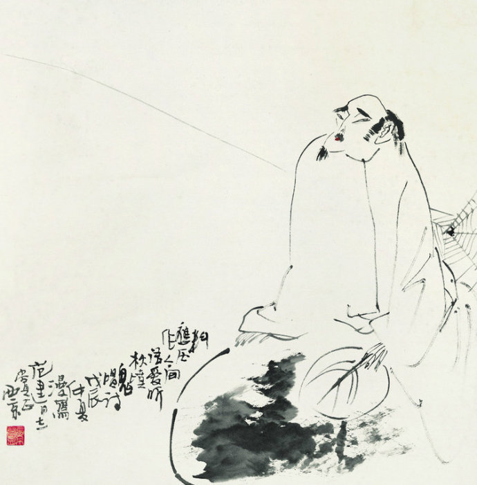 绘画作品@王西京的人物绘画作品,太有个性了!