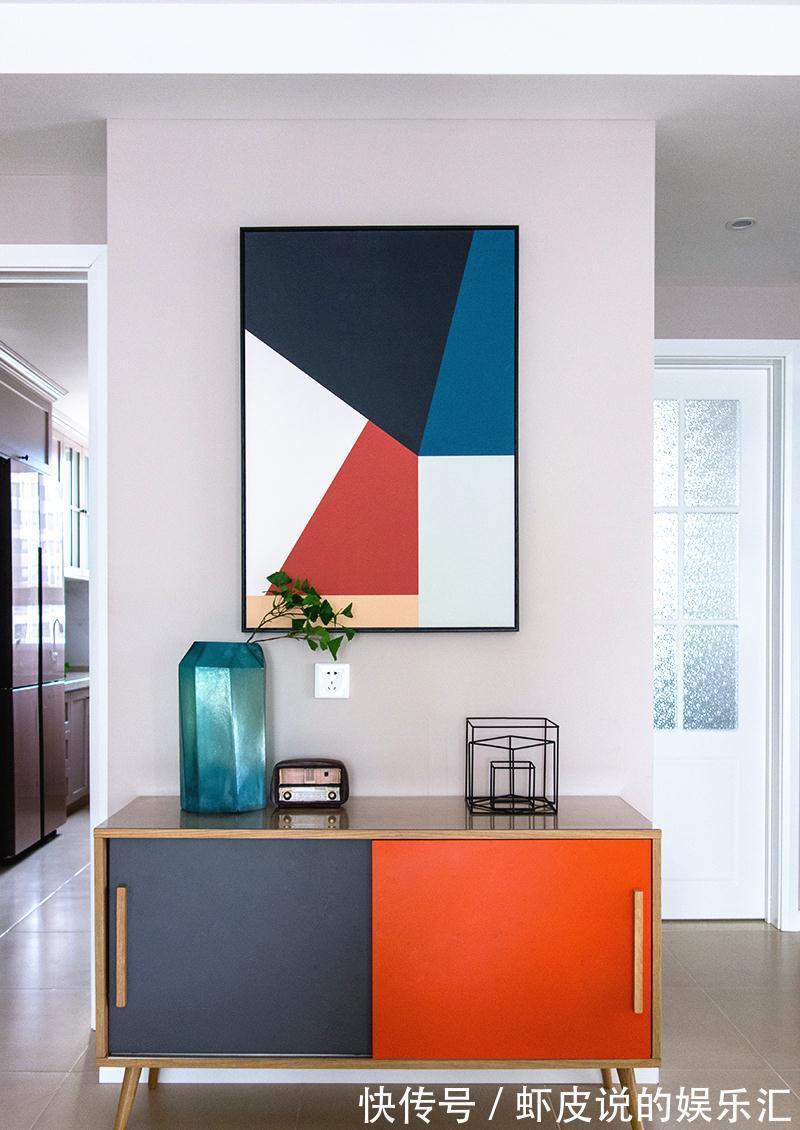 天花板|轻硬装重软装,色彩搭配太抢眼了,庆幸选择了简约北欧风