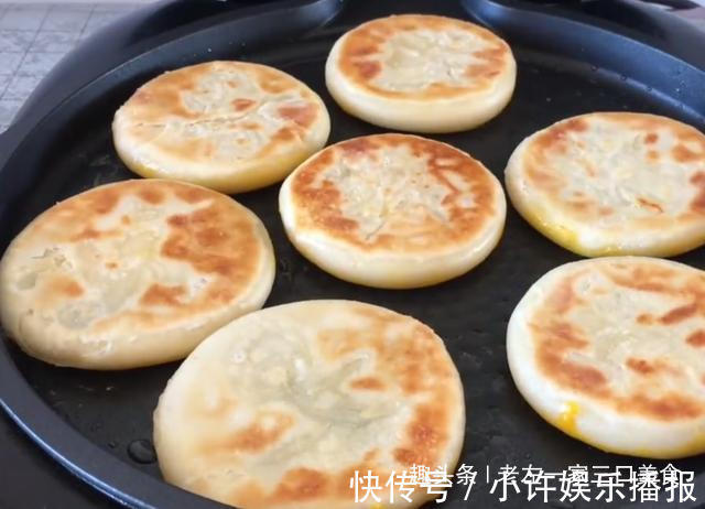 用一斤面粉做了一大盆的老婆饼，配方做法详细讲解，咬一口还掉渣