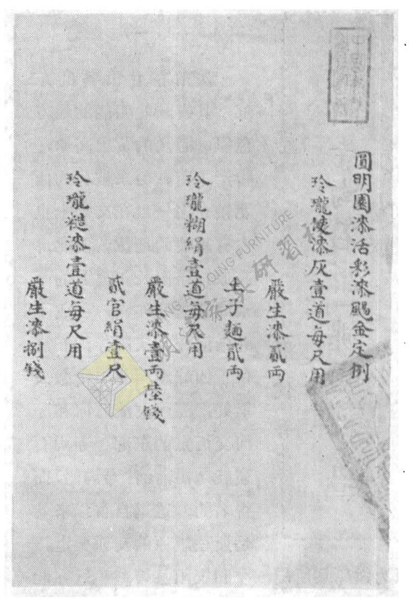 匠作|谈清代的匠作则例