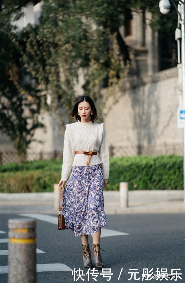 会穿的女人才精致,今冬“裙装”这样来搭配,气质优雅又高级