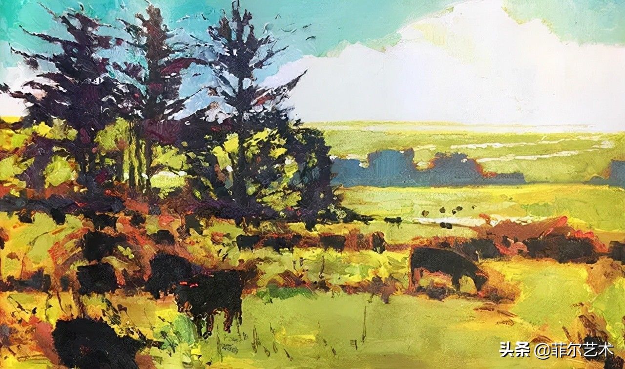 科利|光色十足，如梦如幻~美国画家尼古拉斯·科利风景油画作品欣赏