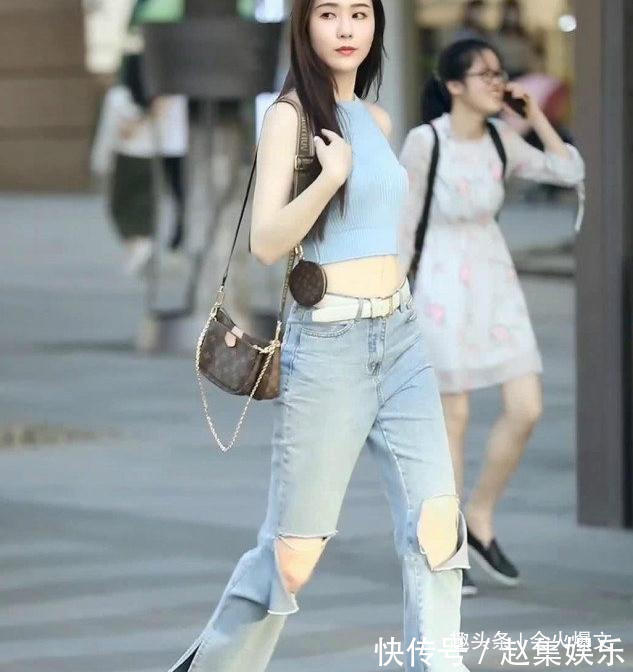 高跟鞋|要个性还是选“破洞裤”，时髦又显瘦，轻松穿出高级感！