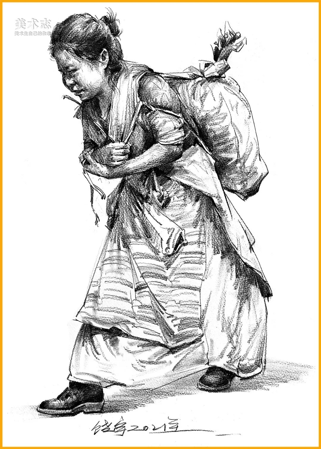 老师&想画好速写就要多发现生活中的美和感人瞬间!