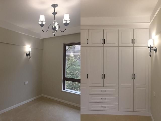 衣柜|140平新房花了13万，硬装基本完工家具还没上，最满意全屋柜子