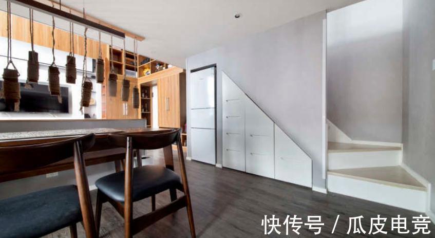 储物柜|小复式这样安排储物空间,瞬间提升空间感,时尚又大气