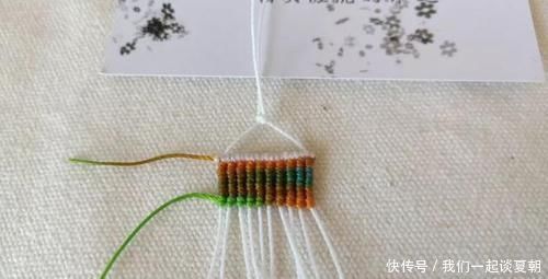 白线|五彩南美蜡线编个小挂饰,出彩了DIY绳结编织,附编绳教程