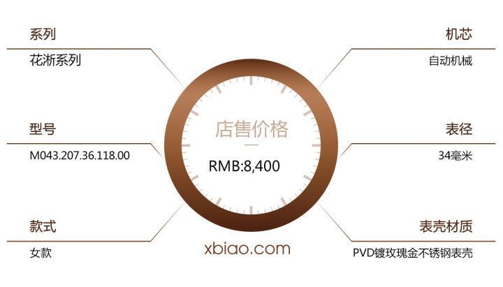 公价|美不胜收!全新花淅系列“复古红”女表公价8,400元现货在售
