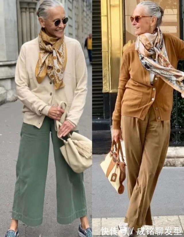 黑色|70岁比年轻人还会穿,奶奶辈也穿出时髦范,她才是真正的穿搭高手