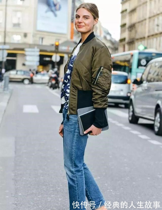 飞行员夹克 今年秋冬“飞行员夹克”火了,照这几个要点穿,保暖时髦又显瘦!