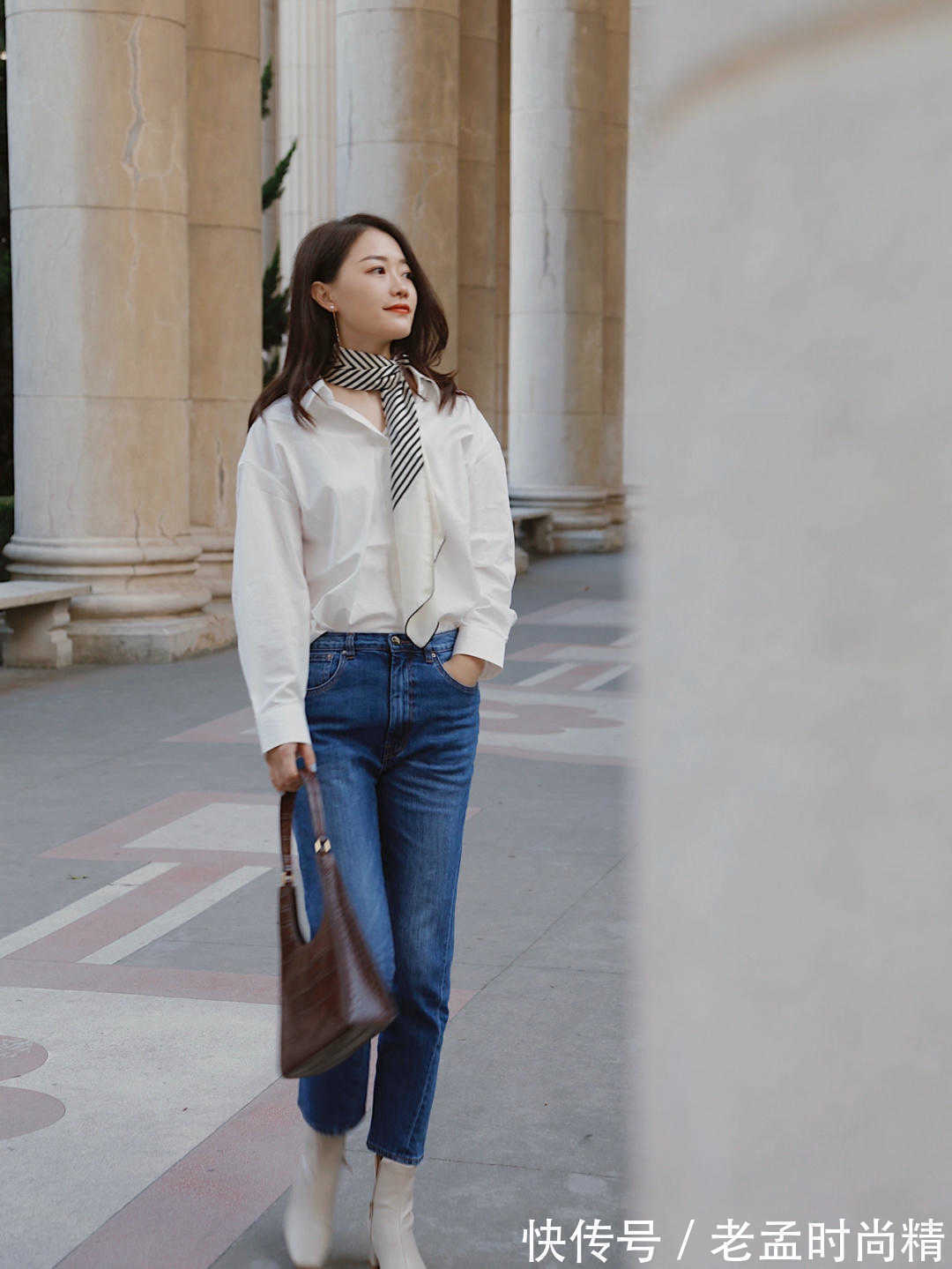 纯洁|穿白衬衫,显得纯洁干净又优雅