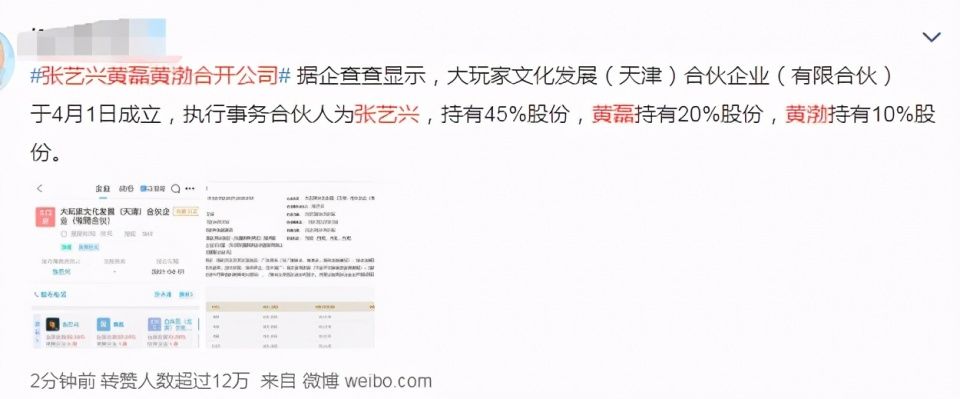 张艺兴黄磊黄渤合开公司，名为“大玩家” ，张艺兴变身总裁？