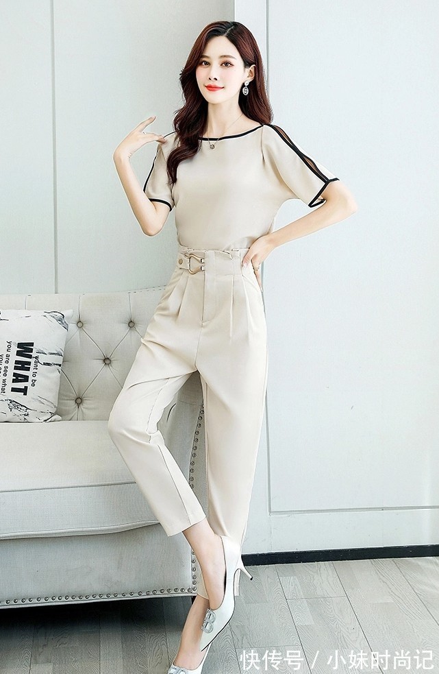 凸显|洋气的小脚裤,凸显大长腿,时尚女神范