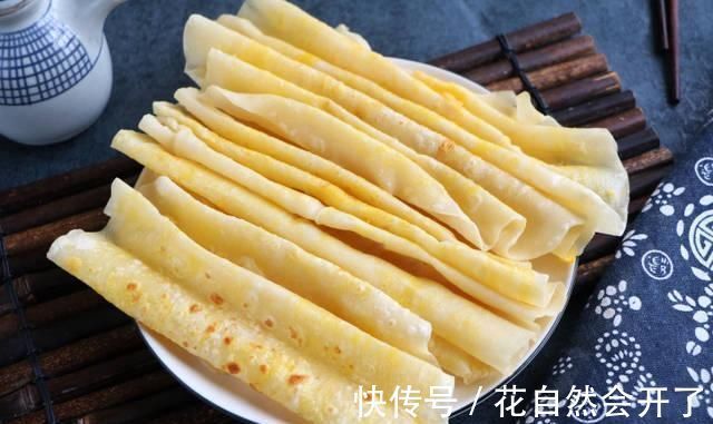 我家最爱的早餐,成本不到1块,又薄又软30秒出锅,怎么也吃不腻