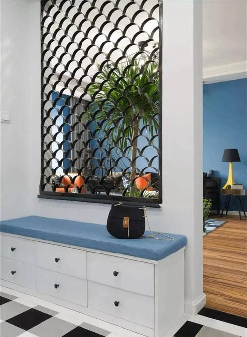 入户|入户玄关别做鞋柜了,好的玄关搭配合适的隔断,才是最棒的